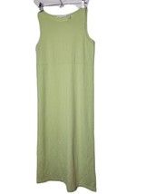Vintage Womens Dress Solid Light Green Long Josephine Chaus Sport Medium - £13.95 GBP