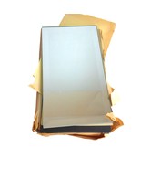 Mirrored Glass Pieces 10.5 x 6 Beveled Edge 5 mm Pack of 10 Vintage - $49.49