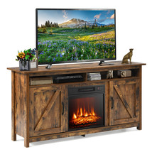 Costway 60" Industrial place TV Stand W/18" 1400W Electric place - £380.60 GBP