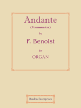 Andante (Communion) in G by François Benoist - £11.16 GBP