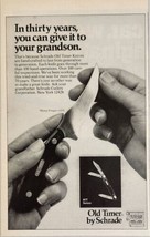 1977 Print Ad Schrade Cutlery Old Timer Knives Made in New York,NY - £9.53 GBP
