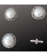 Blanket Links Horse Show Number Pins Set of 4 Pearl Framed - €23,63 EUR