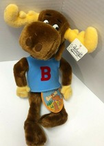 BULLWINKLE From Rocky &amp; 14&quot; Jointed Head VINTAGE Plush Figure - $19.80