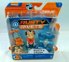 Nickelodeon Rusty Rivets Build Me Rivet System (Spin Master) Rusty &amp; Crush - £9.50 GBP