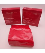 LOT OF 2 Clarins Everlasting Cushion Foundation Refill 107 BEIGE SPF 50 ... - $17.81