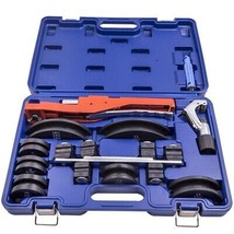 HVAC Ratcheting Pipe Tube Bender Tool Kit 1/2&#39;&#39; 1/4&quot;-7/8&quot; 90  Bending 7 Dies - £50.48 GBP