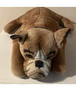 Rare Vintage Feco Plush Bulldog Dog Toy Germany 27” Long - $124.99