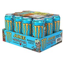 Monster Energy Juice -Mango Loco - 16fl.oz.(Pack of 12) - £31.91 GBP