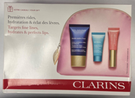 Clarins Targets Fine Lines, Hydrates & Perfects Lips. Trio Gift Set - $21.95