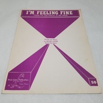 I&#39;m Feeling Fine (&#39;Cause I&#39;ve Got Heaven On My Mind) Mosie Lister Shaped Note - £5.47 GBP