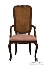 Drexel Heritage Solid Walnut French Provincial Cane Back Dining Arm Chair - £474.08 GBP