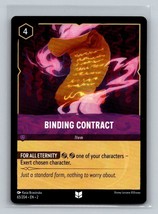 Disney Lorcana: Rise of The Floodborn Binding Contract #65/204 Uncommon NON-FOIL - £1.55 GBP