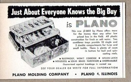 1960 Print Ad Plano Molding #5802 Fishing Tackle Boxes Plano,IL - $8.05