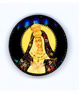 Broches Pintados A Mano Rusos De Santos Religiosos, María - $16.72 CAD