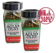 2 Packs Trader Joe&#39;s Aglio Olio Garlicky &amp; Spicy Seasoning Blend NET WT ... - £10.91 GBP