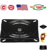 Compact 6¼ Inch Boat Seat Swivel Mount - 0-Degree Tilt, Heavy Duty Black... - $44.74 CAD