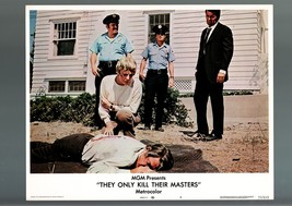 They Only Kill Their MASTERS-1972-LOBBY CARD-DRAMA- James GARNER-JUNE Allyson Nm - £11.69 GBP