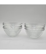 Vintage Arcoroc France Classique Clear Solid Cereal/Soup Bowls Set Of 8pc - $1,665.45 MXN