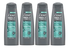 Dove Men+Care  2 in 1 Shampoo and Conditioner 12 fl oz 4 Pack - £22.40 GBP