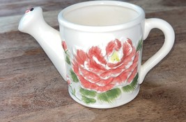 Avon - Floral Watering Can 2007 Ceramic - $11.19