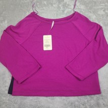 Fabletics Isabel Wide Sleeve Pullover Sweatshirt Sz Medium Wine 0929 Womens - £54.50 GBP