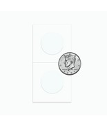 10 bundle of 100 (1000) BCW 2&quot; x 2&quot; Half Dollar Sized Paper Flips - $915.23 MXN