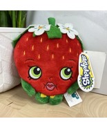 Shopkins Strawberry Kiss 6” Plush Stuffed Fruit Toy SEALED CLEAN - £5.13 GBP