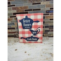 Vintage Better Homes and Gardens New Cookbook, Red Plaid Binder Tabbed - $38.00