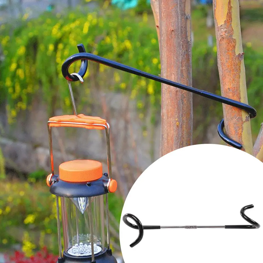 Camping Hook Hanger Multifunctional Lamp Lantern Hook Bag Holder for Out... - $30.81