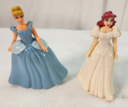 Disney Princess Polly Pocket Doll &amp; Dress Lot. Stretch Rubber Dresses &amp; ... - $9.89