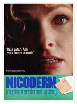 Nicoderm It&#39;s a Patch Ask Your Doctor Vintage 1992 Full-Page Print Magazine Ad - £7.75 GBP