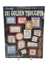 Leisure Arts #2664 101 GOLDEN THOUGHTS Cross Stitch Patterns Craft Sayings - £4.74 GBP