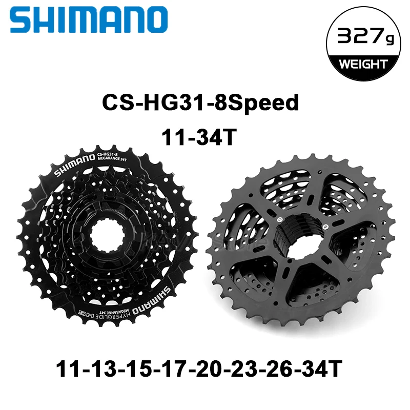 Shimano 8 speed cassette cs hg31 8 32t 34t mountain bike flywheel 8v k7 8 speed thumb200