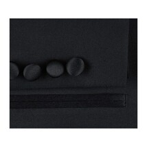 Men Renoir Wool Wedding Tuxedo Two Button Notch Formal Classic Fit 508-1 Black image 8