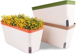 Decorative Garden Flower Pots For Indoor Plants, Herbs, Vegetables, And Flowers - £25.25 GBP