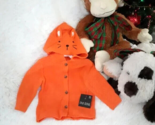 OKIE DOKIE Infant Hooded Character Button Up Sweater, BABY BOY (6M) SWEE... - $21.29