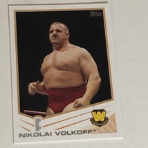 Nikolai Volkoff Trading Card WWE Raw 2013 #101 - £1.55 GBP