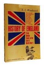 E. L. Woodward History Of England From Roman Times To The End Of World War I 1st - $55.95