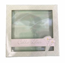 Kate Aspen Glass Calla Lilies Coasters Pack Of 2 - £8.35 GBP