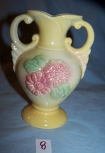 Vintage Hull Pottery 1948-49 Glossy Sun Glow Vase-88-5 1/2-Lot 8 - £21.73 GBP