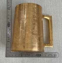 WW2 Allied North African Campaign Tankard made from Brass Battle Metal S... - $195.00