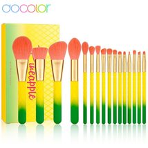 Docolor Makeup Brushes 16pcs Pineapple Makeup Brushes Set Foundation Pow... - £51.12 GBP+