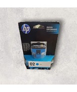 HP 02 Cyan Original Ink Cartridge Blue - $6.77