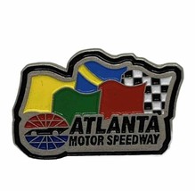 Atlanta Motor Speedway Georgia NASCAR Race Car Racing Enamel Lapel Hat Pin - £6.02 GBP