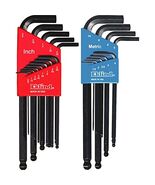 Eklind 13222 Ball-Hex L-Key allen wrench Combo- Inch / MM (2 sets 22pc), - $675.16 MXN