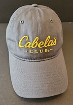 Cabelas Club Ball Cap Embroidered Logo Dad Hat Adjustable  Outdoor Gray ... - £13.18 GBP