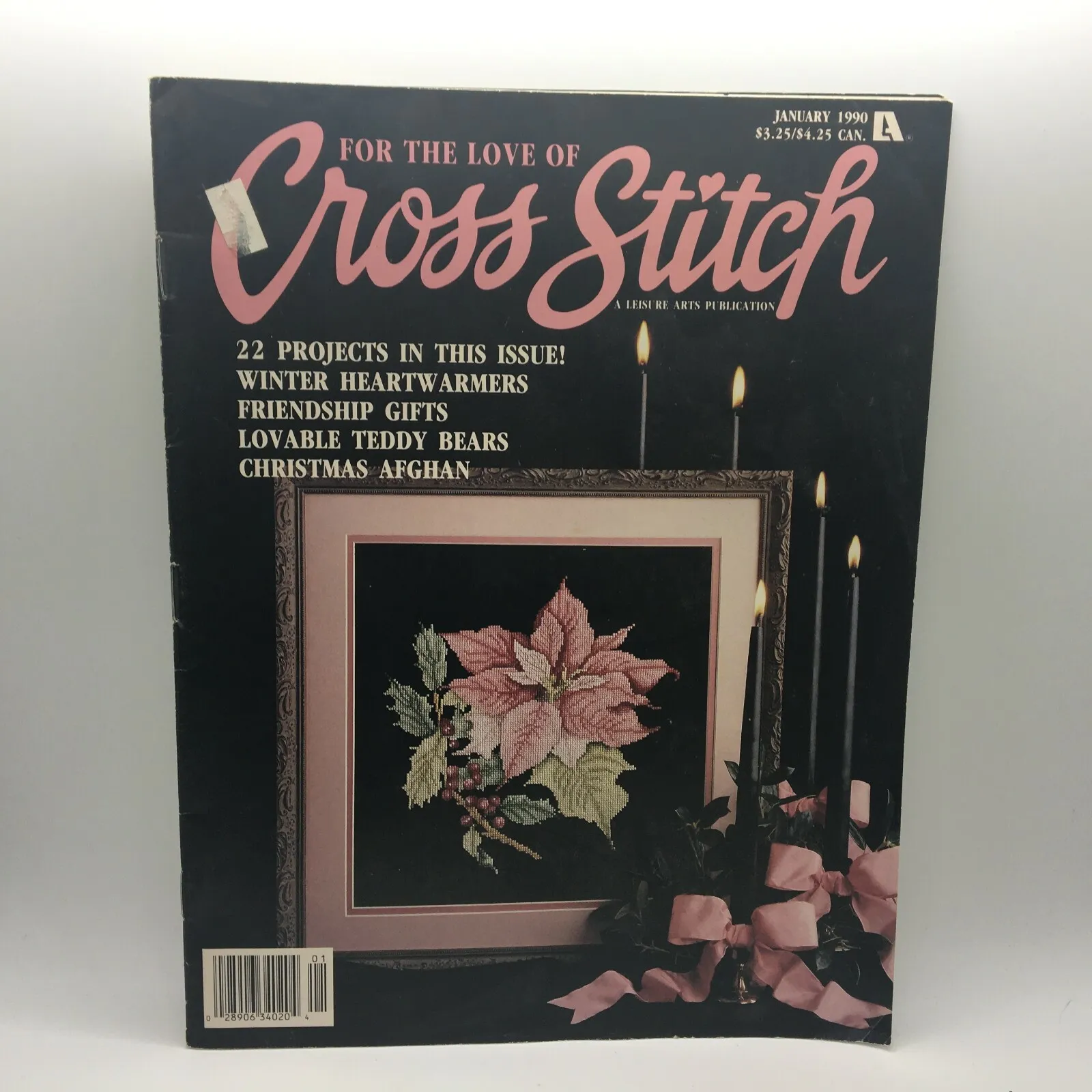 For The Love of Cross Stitch, January 1990 - $5.00