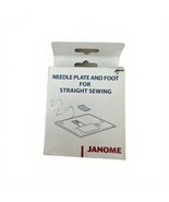 Janome Straight Stitch Needle Plate and Foot for MC6300P MC6500P Part# 8... - $9.74