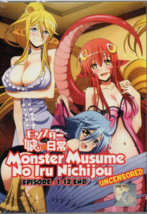 Anime DVD Monster Musume No Iru Nichijou Vol.1-12 End (Uncensored) English Sub  - £25.16 GBP