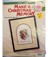 1985 Wee Winsomes I wish I wish CHRISTMAS MEMORY Cross Stitch Kit #3004 - $5.82